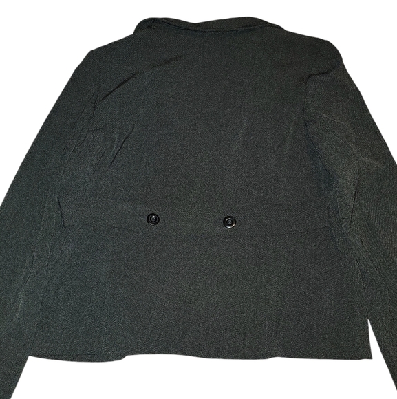 Vintage Fashion Bug button closure long sleeve black/white cardigan, blazer - Picture 6 of 6